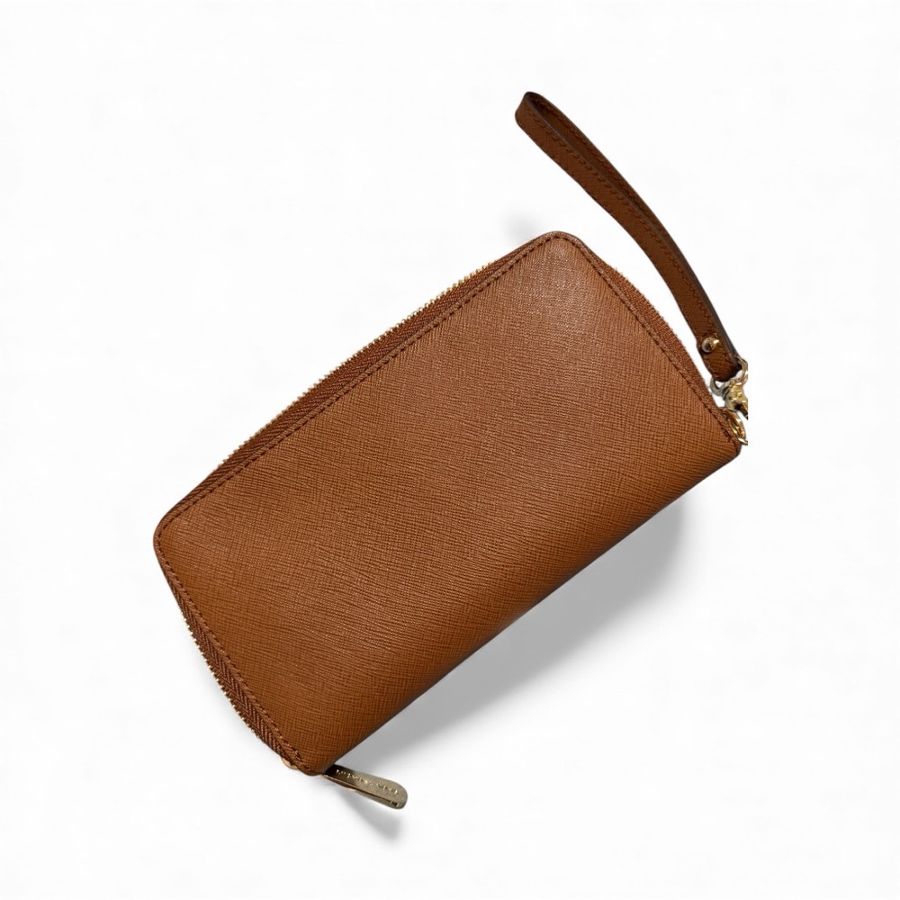 Michael Kors Tan Wristlet with Gold Hardware - Picture 3 of 3